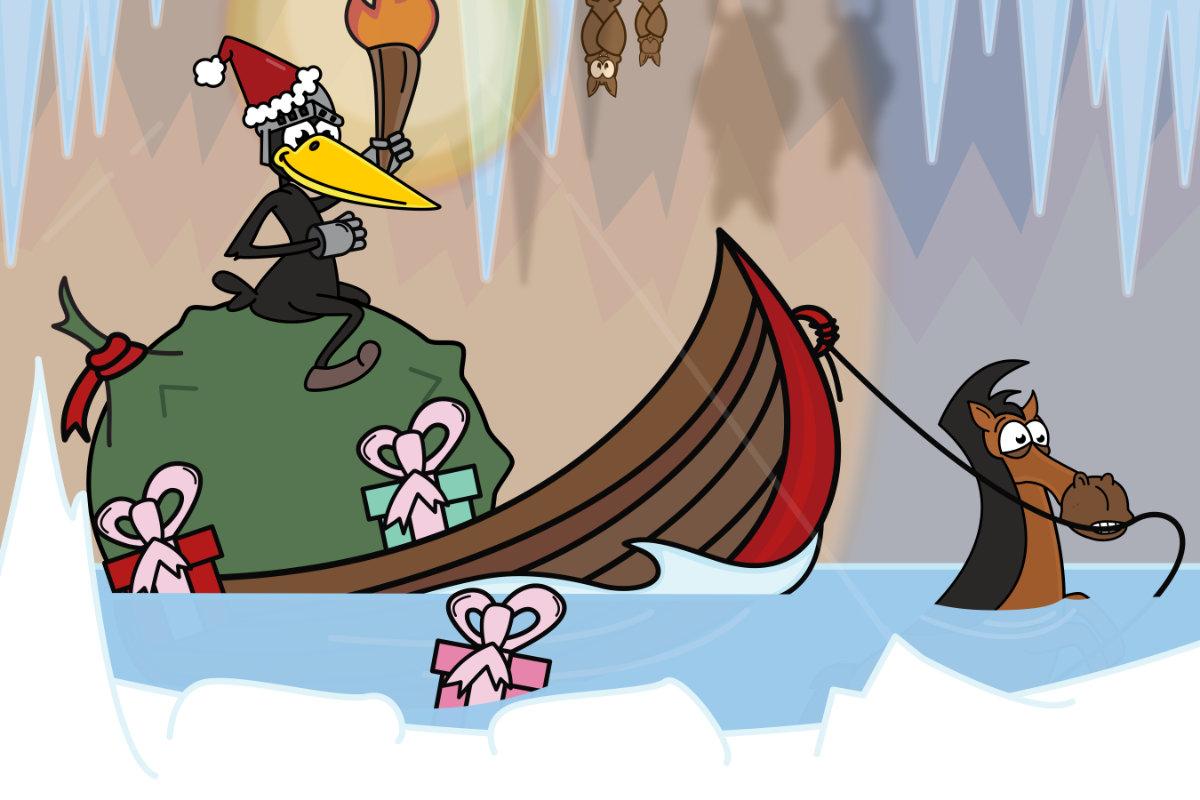 Arrow & Ace Santa Bat Cave