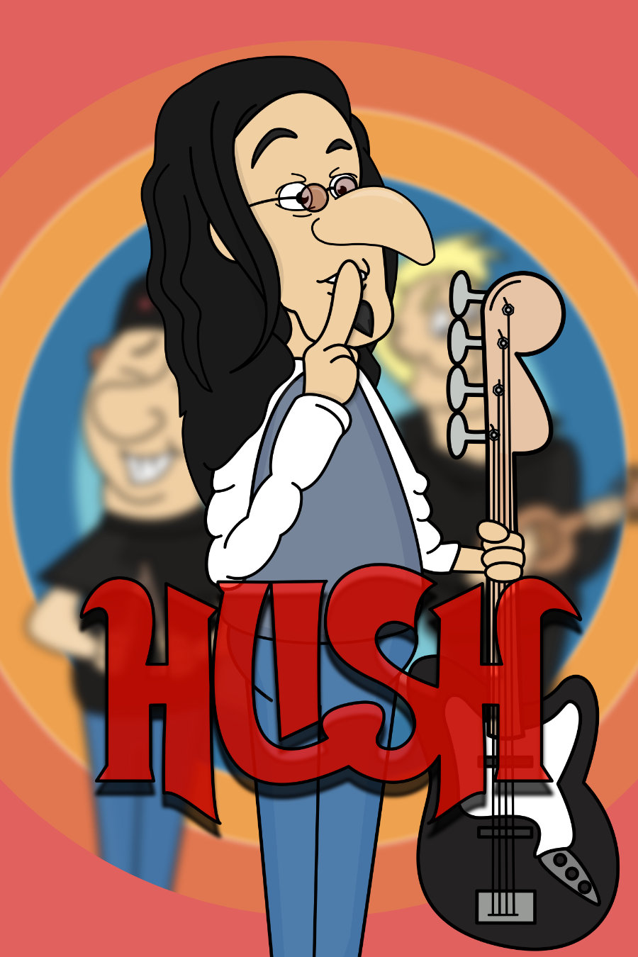 Geddy Lee hush