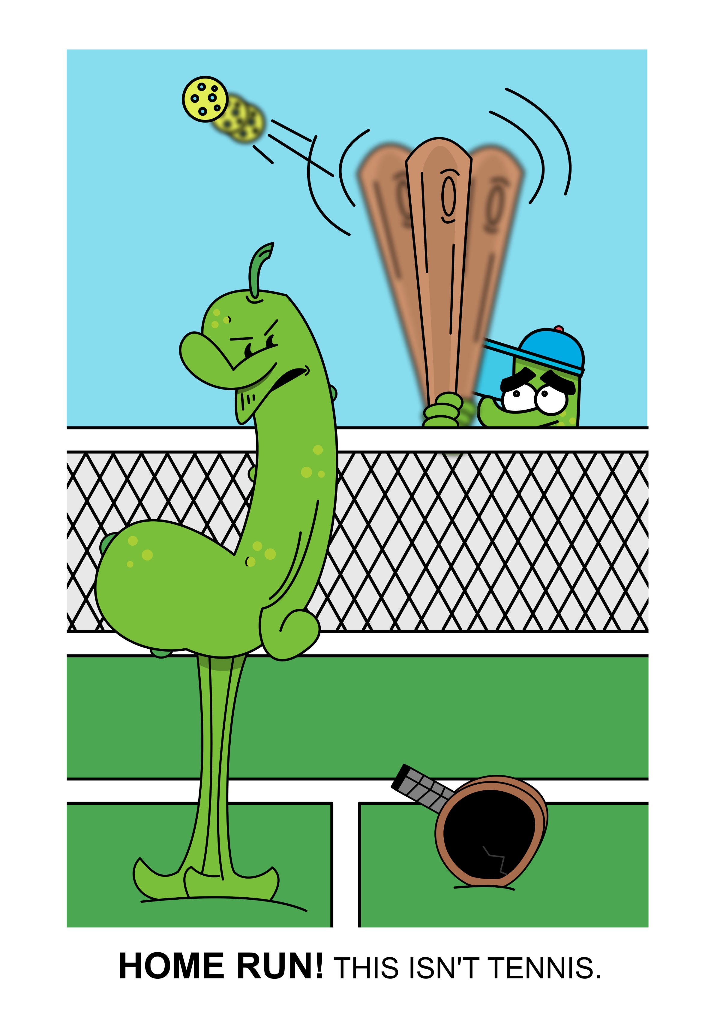 Home Run! Vector